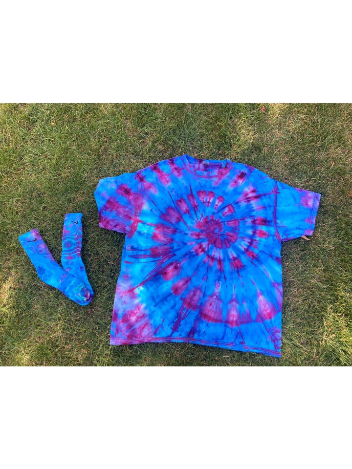 Sunshine Tie Dye - Wholesale T-Shirt - Women's - Classic Spiral T-shirt34