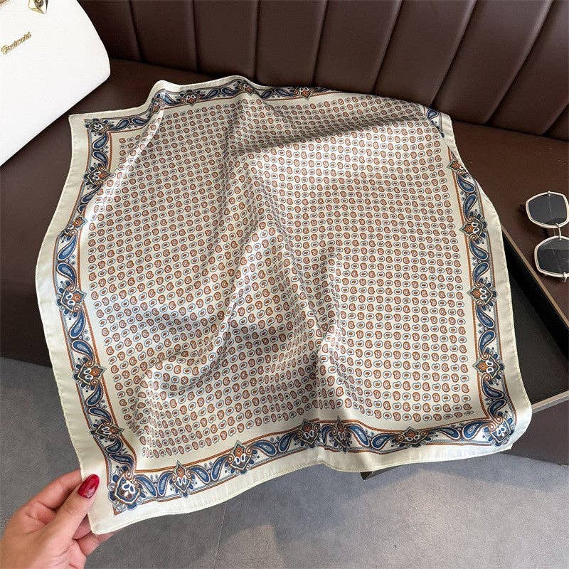 Sheer Trend – Großhandel Schal – Damen – Mode-Print-Quadrat-Schal5