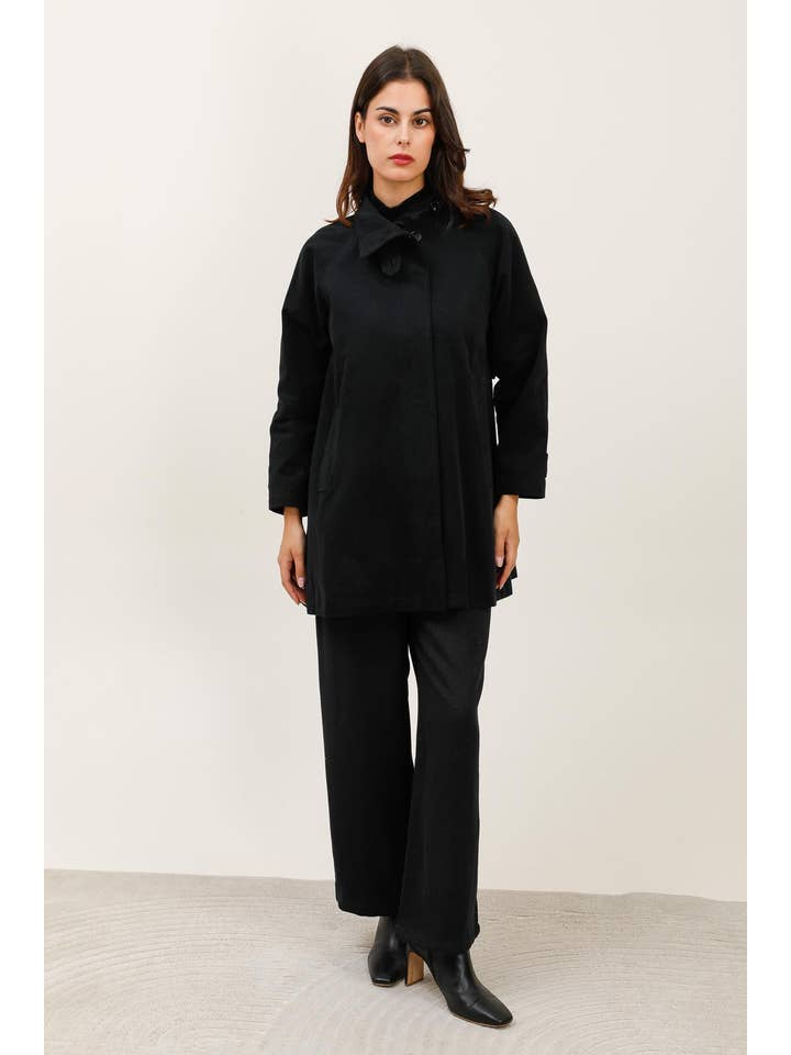 Daphnea - Wholesale Trench Coat - Women's - 5868 MID-LENGTH TRENCH