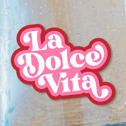La Dolce Vita Sticker for wholesale by Small Screen Studios