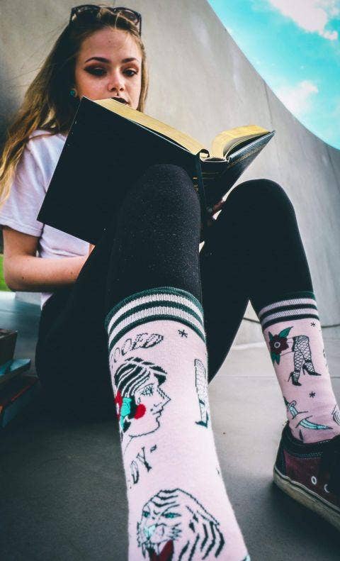 FootClothes LLC - Wholesale Socks - Unisex - Tattooed Lady Socks9