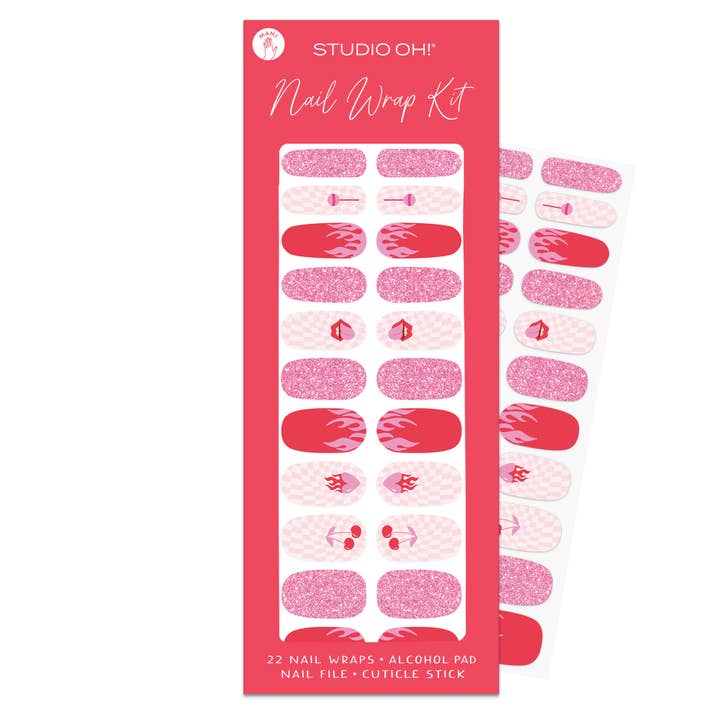 Studio Oh! - Wholesale Nail Art/Decal - Rock On Mani Nail Wrap Kit