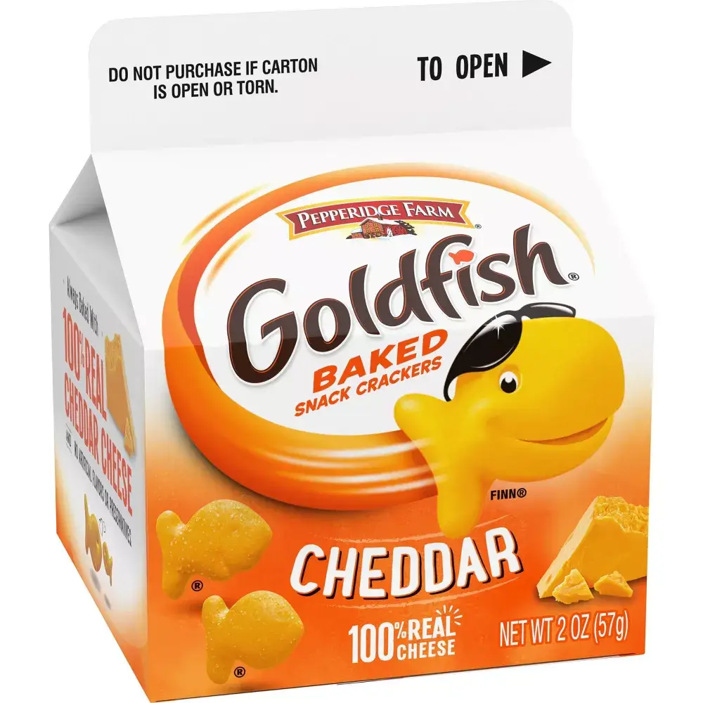 L&F Universal Goods - Wholesale Crackers - PF SS Carton Goldfish Cheddar 48/2oz0