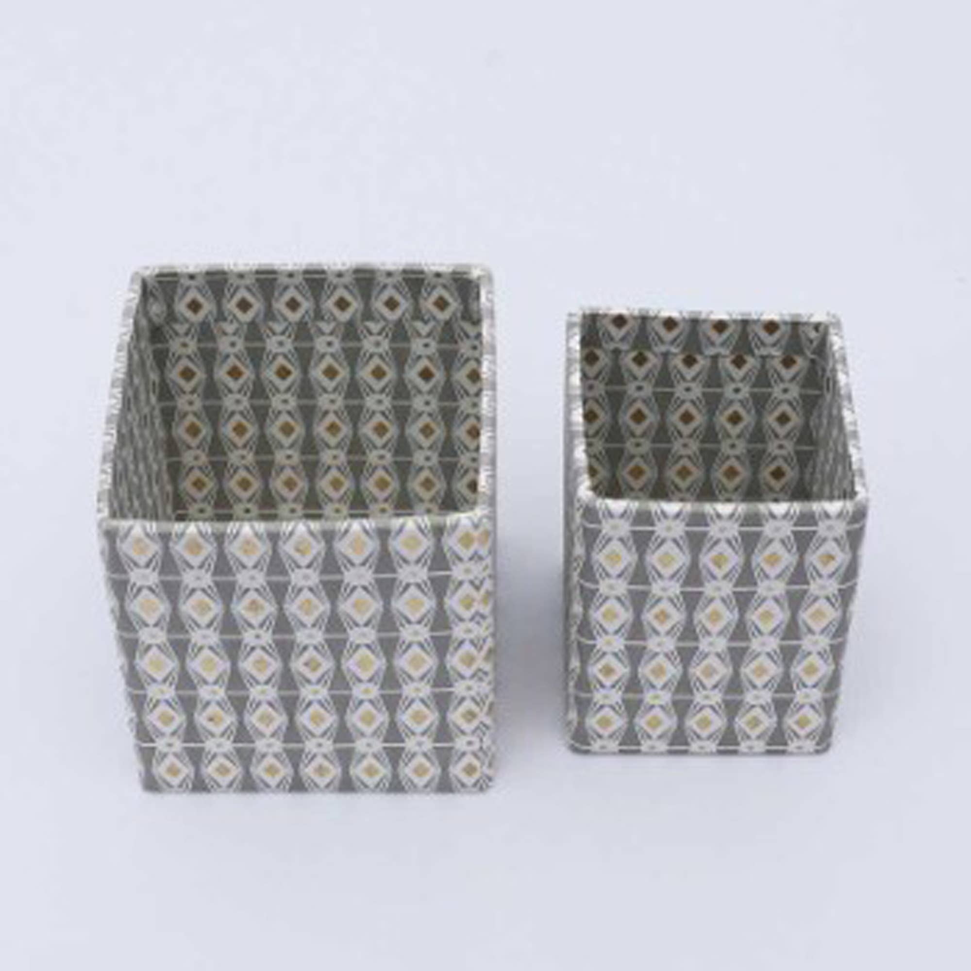 ExpoBazaar – wholesale Pen & pencil holder – Pen Holder | Geometric Square Pen Stand | Set of 23