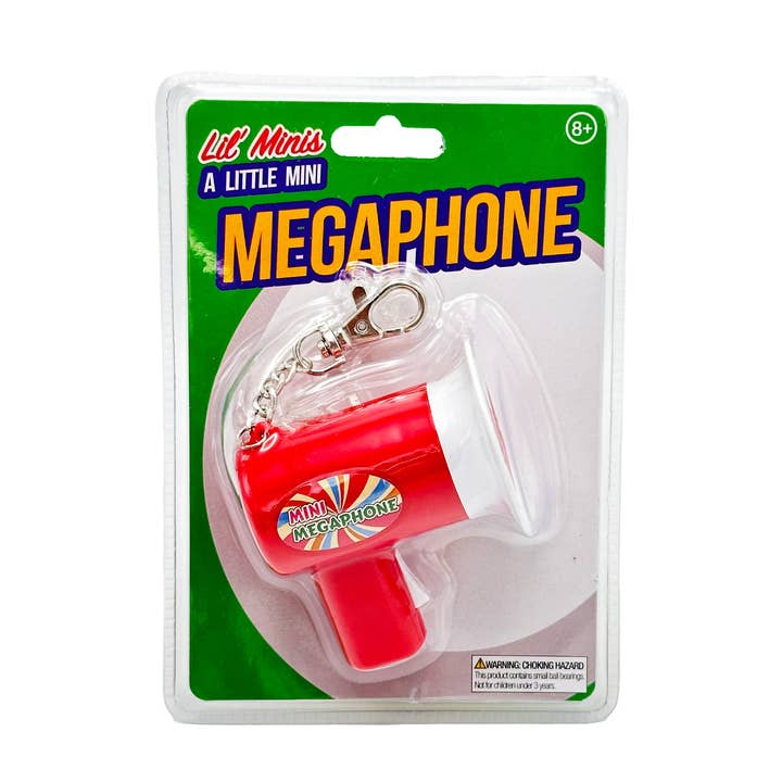 Mini Megaphone Keychain for wholesale by Island Dogs