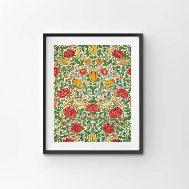 Winnie's Picks - Wholesale DIY Craft Kit - Rose pattern, by William Morris - DIY Paint by Numbers - Gift 20251