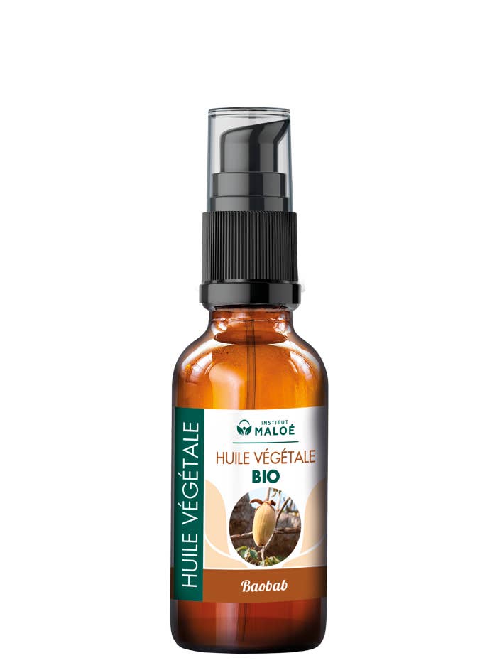 Organic Baobab Vegetable Oil - 50 mL for wholesale by Institut Maloé