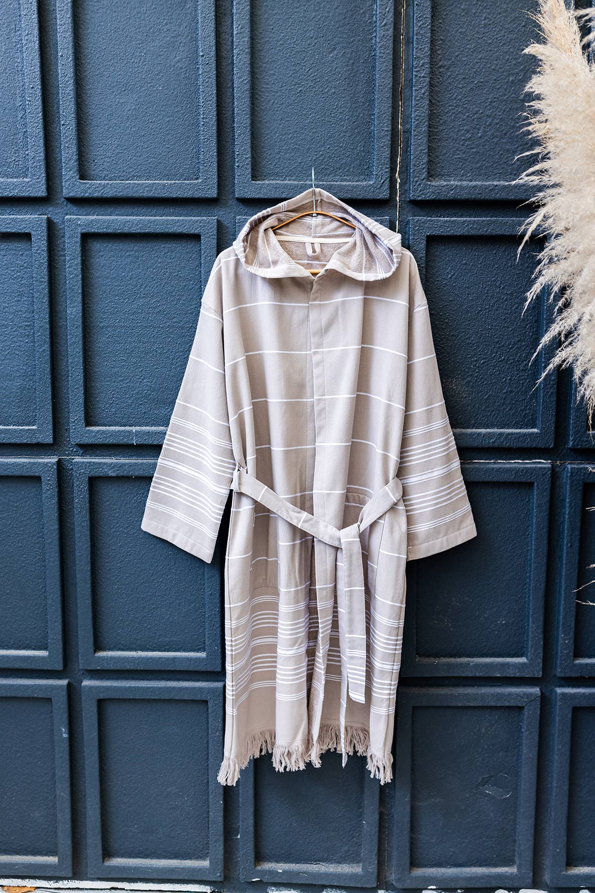 Kikoya – wholesale Robe – Unisex – Terrybacked Bathrobe Turkish Cotton Light Weight Hood Quick 7