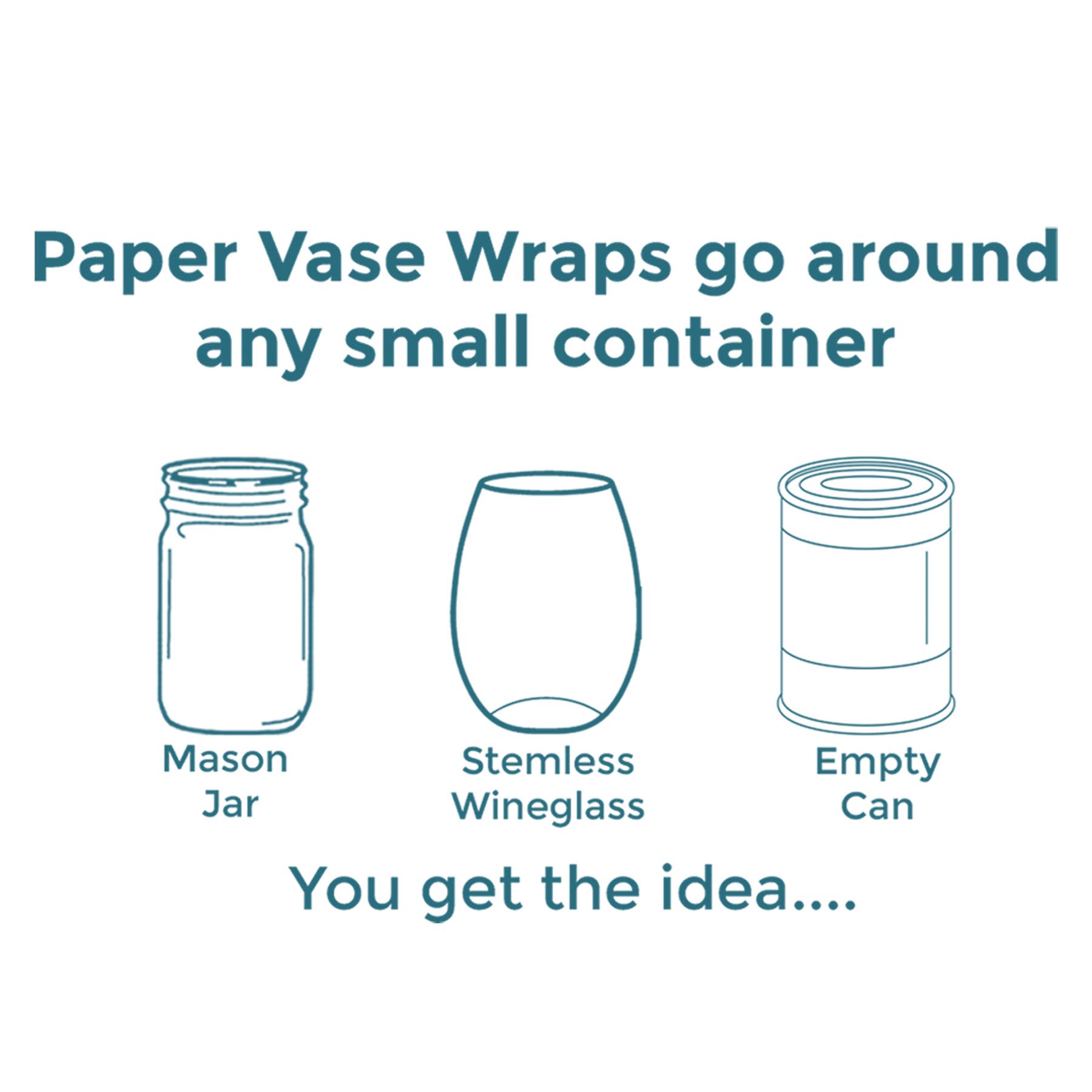 Lucy Grymes Designs - Wholesale Vase - Blue Chinoiserie Paper Vase Wraps | Set of 32