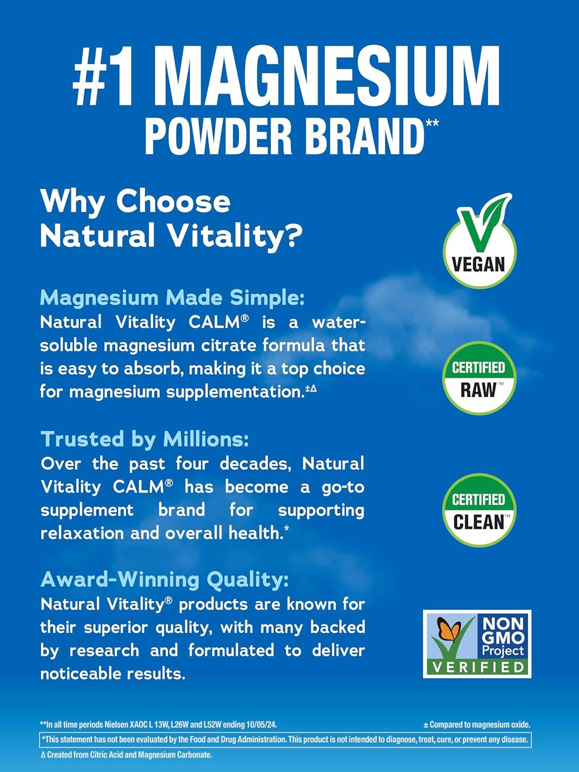 BranVx Distributors - Wholesale Powdered Health Drink - Natural Vitality Calm Magnesium Supplement Powder 8 Oz2