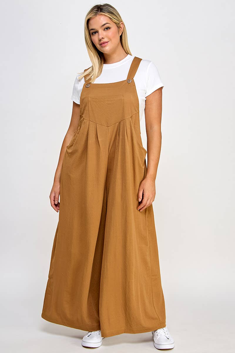 Haute Fox Plus Size & Contemporary – wholesale Overalls – Women's – Regular Size Pleated Overalls JK18514-JS  5