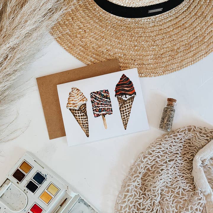 Ice Cream Waffle Cone Card and other Purchase wholesale ice cream waffle cone. Free returns & net 60 terms on Faire trending on Faire.