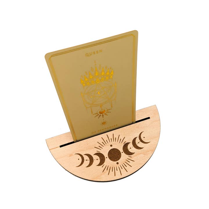 Ritual Pursuits - Wholesale Tarot Cards - Mystic Moon Phase Tarot Card Stand - Ready to Ship