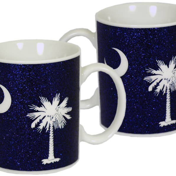 Mug Caroline du Sud Glitter State Flag pour la vente par Jenkins Enterprises