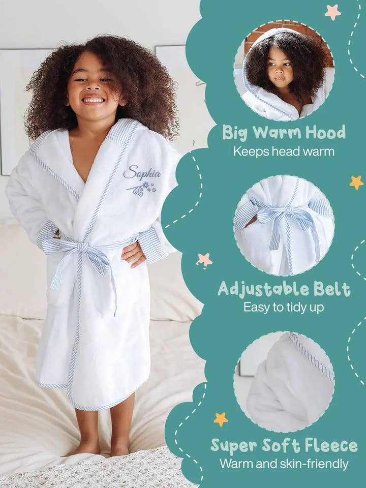 Lotus Linen - Wholesale Robe - Kids - Kids Plush Robe – Ultra Soft, Safe & Cozy for Toddlers & Kids9