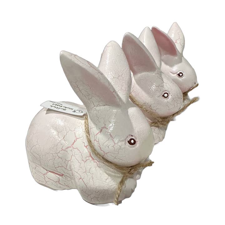 Figura de conejo vintage pintada para venta al por mayor de Music Frog Co