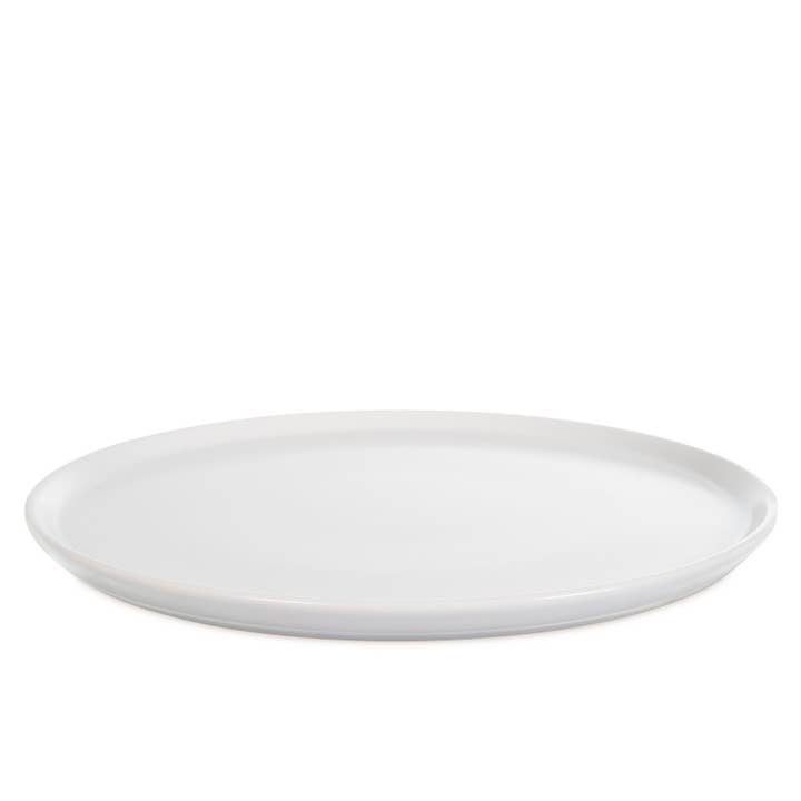 H&H - Wholesale Dinner Plate - White Pizza Stone Ware Plate 33 cm1