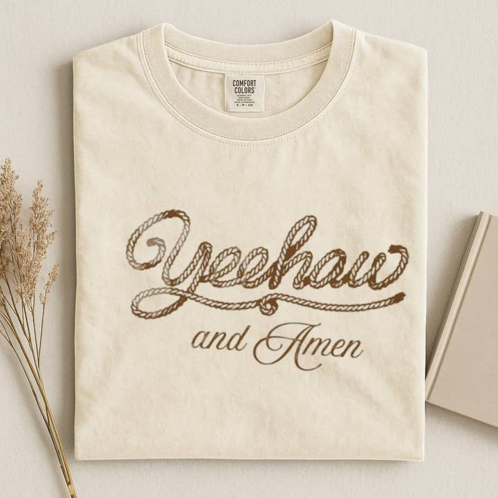 Yeehaw And Amen Western Shirt or Sweater for wholesale by Sam & Seb Co.