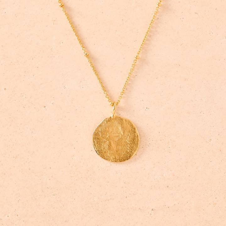 Luna Necklace | Jewelry Gold Gift Waterproof for wholesale by Agapée Jewelry