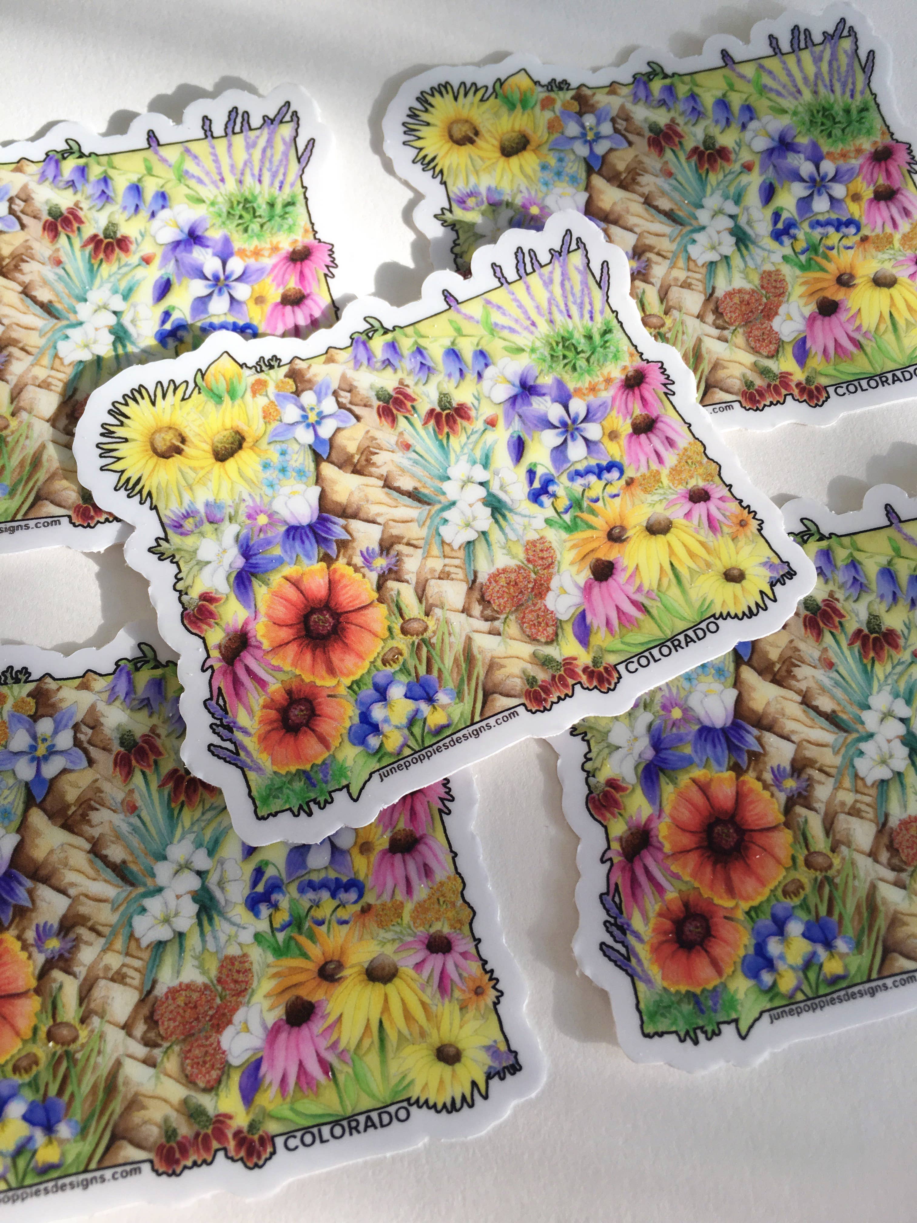 Ollie Lou Designs - Wholesale Sticker - Colorado State Vinyl Sticker1