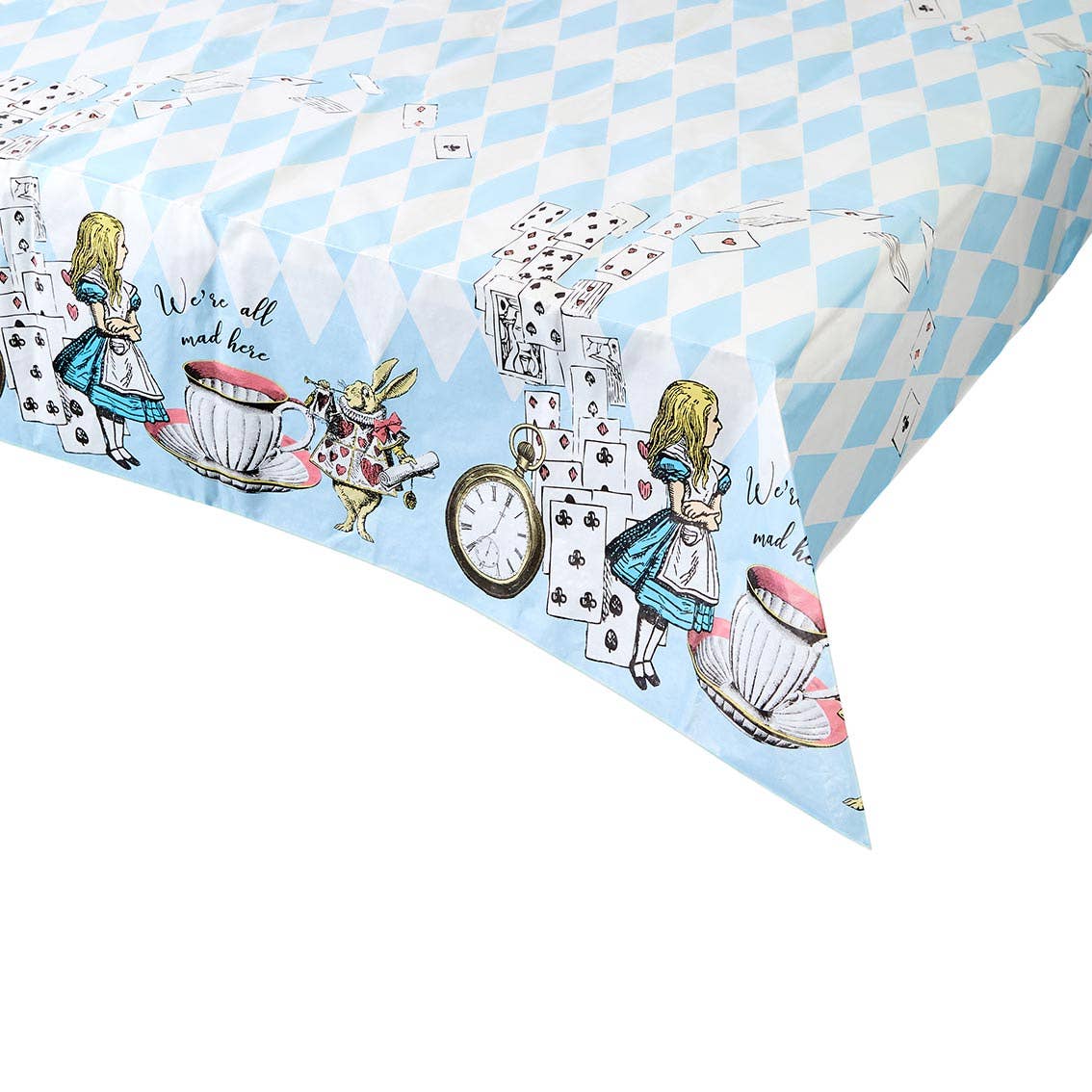 Talking Tables USA - Wholesale Disposable Table Cover/Runner - Alice in Wonderland Paper Table Cover | Tea Party |4