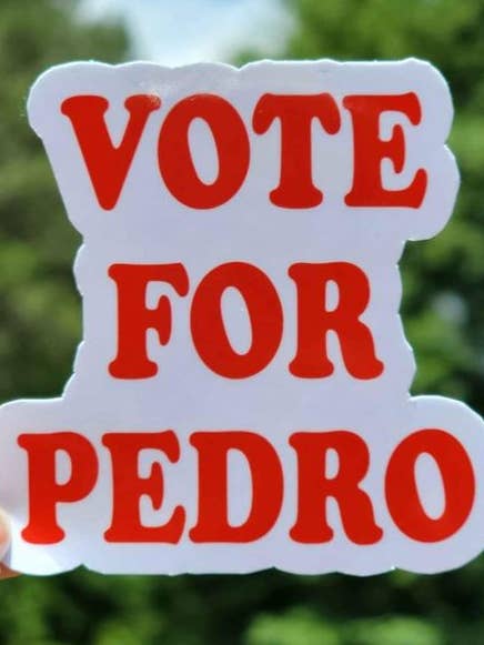 Stimmen Sie für Pedro Sticker | Napoleon Dynamite Sticker für den Großhandel von A Little Design Company