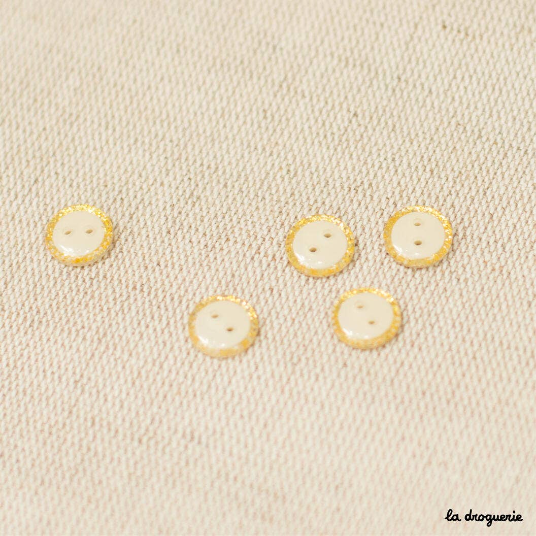 LA DROGUERIE - Wholesale Drukknoop/naaiknoop - 10 mm glitterende magische knoop - 10 mm knoop0