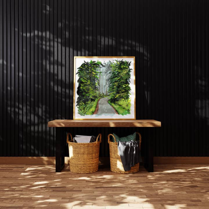 Sunday Drive Art Print for wholesale by The Unrefined Crafter