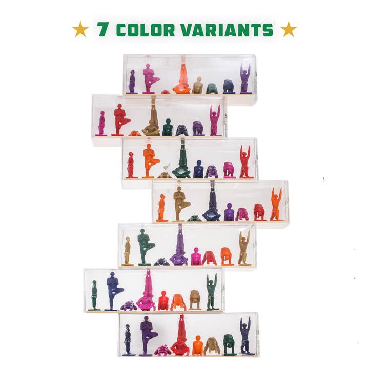 Humango - Wholesale Figurine Toy - Kids - Rainbow Yoga Joes
