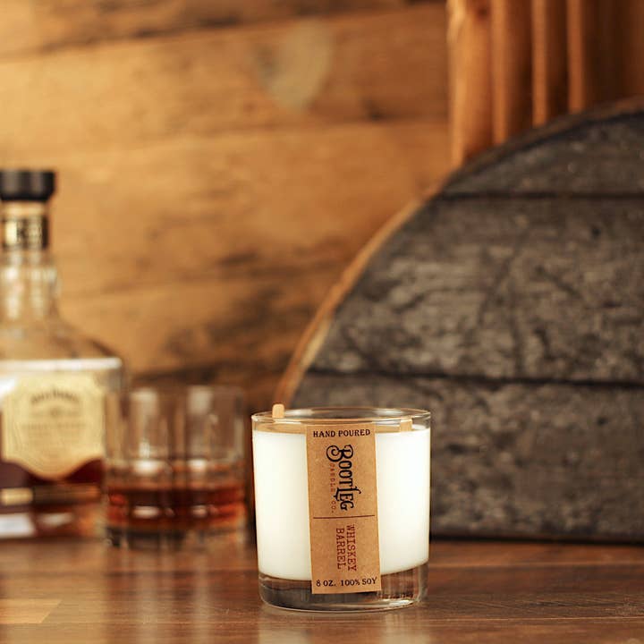Bootleg Candle Company - Wholesale Jar/Filled Candle - Whiskey Barrel