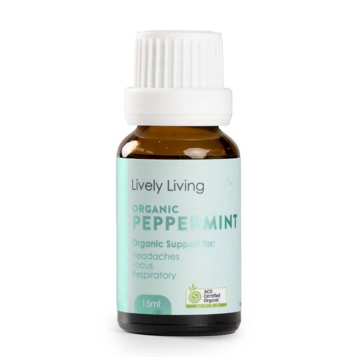 Pepermunt Etherische Olie Gecertificeerd Biologisch 15ml voor wholesale door Lively Living