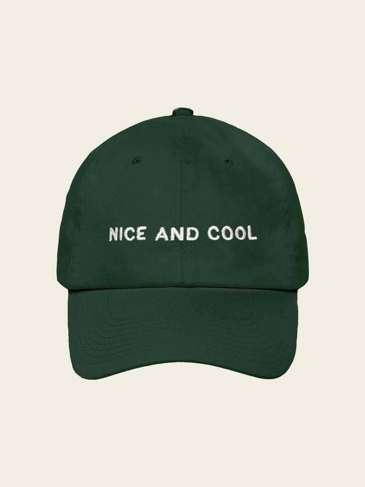 NICE AND COOL Cap- Forest Green for wholesale by Salt Surf
