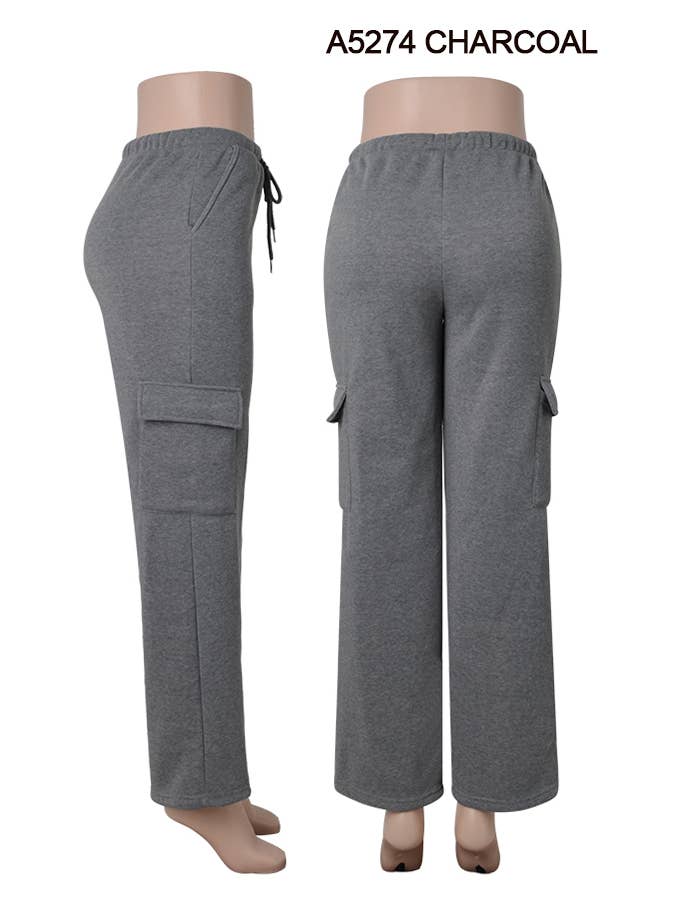 SSImport - Wholesale Pants - Women's - A5274 WINTER CARGO PANTS FLEECE INSIDE 12PCS/PACK 4