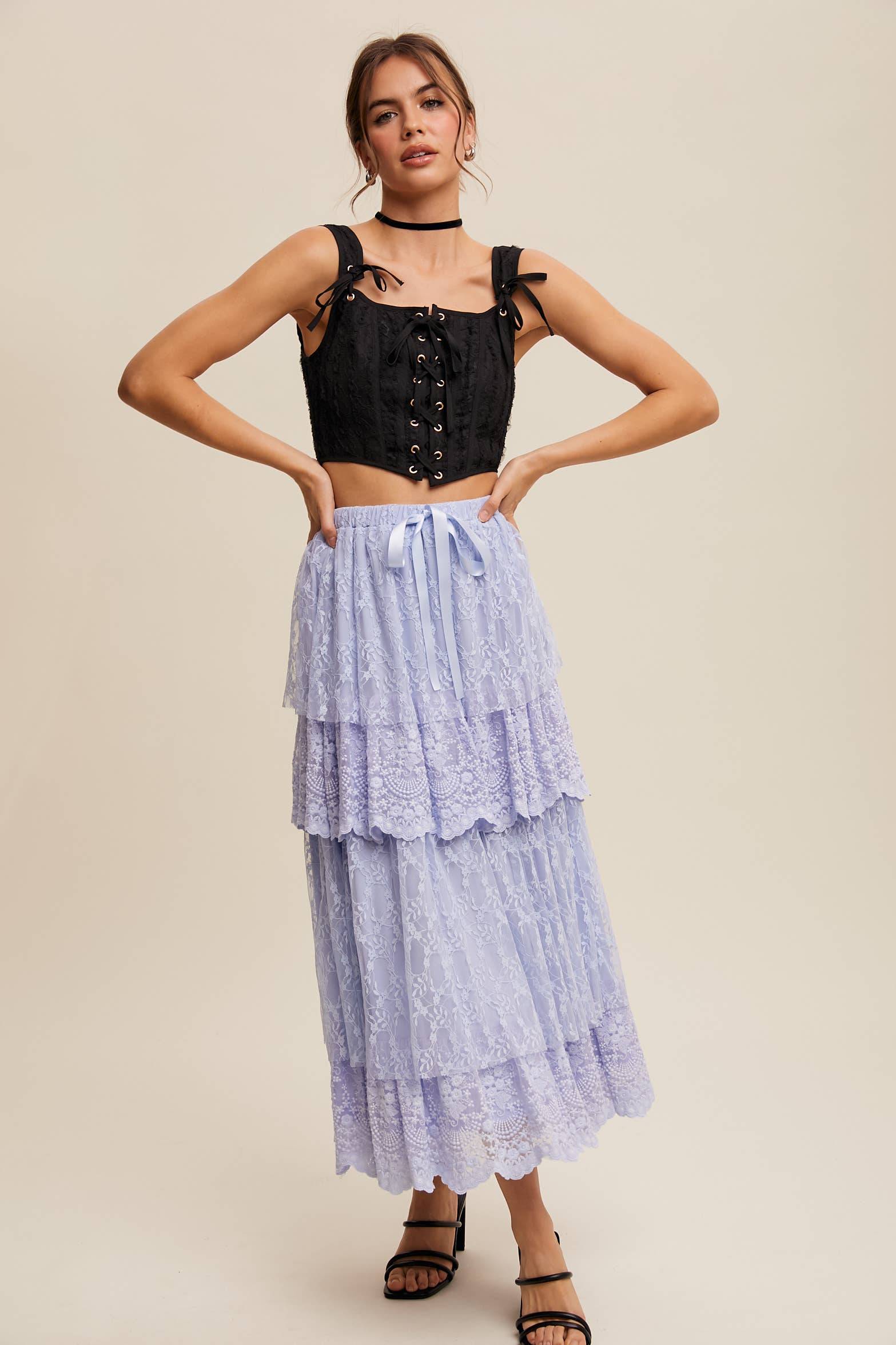 Listicle - Wholesale Korset - Dames - Vetersluiting Corset Crop Top5