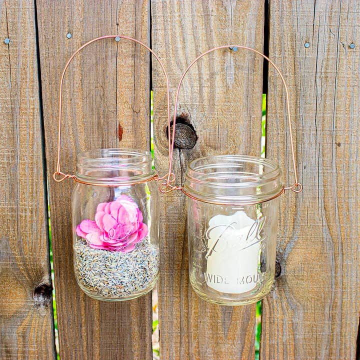Mason Jar Lifestyle - Wholesale Jar - Copper Wire Handles for Mason Jars 6 Pack