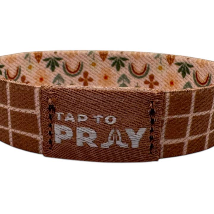 Versible - Wholesale Wristband - Tap To Prayâ„¢ Wristbands - Prairie & Plaid