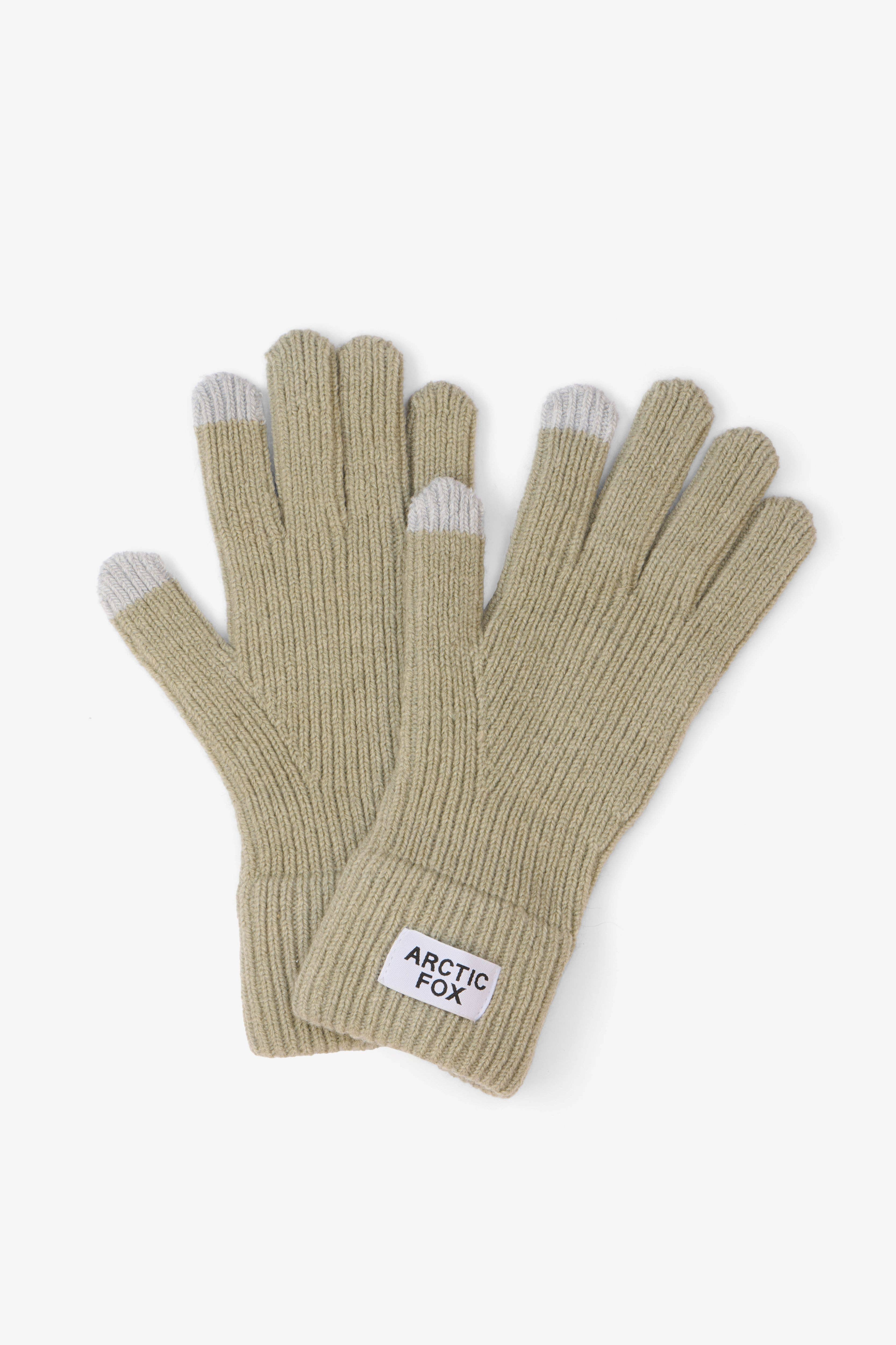 ARCTIC FOX & CO. – wholesale Gloves – Women's – Recycled Bottle Gloves - Arctic Grey - AW25