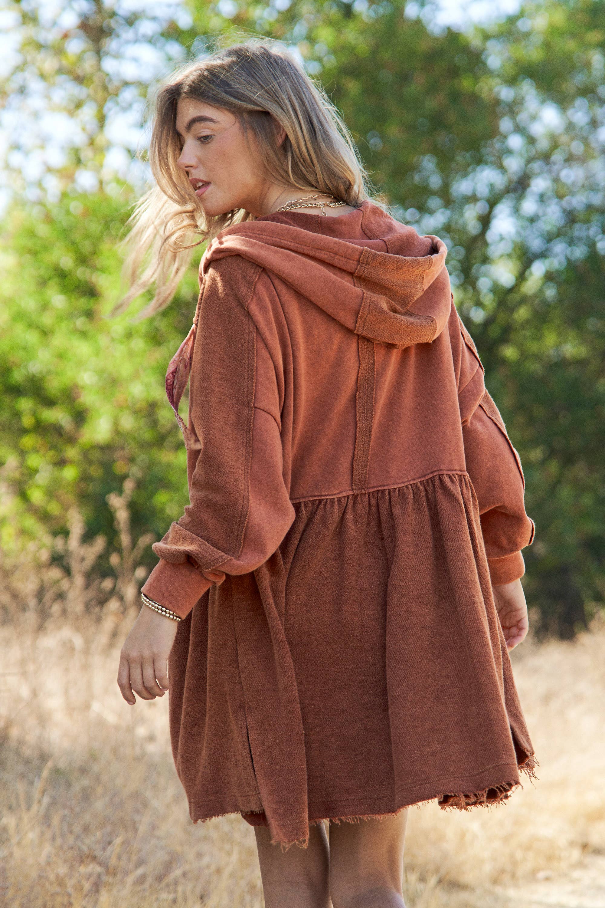 J.NNA - Venta al por mayor Chaqueta - Mujer - Chaqueta Slouchy Lounge con cremallera lavada en minerales12