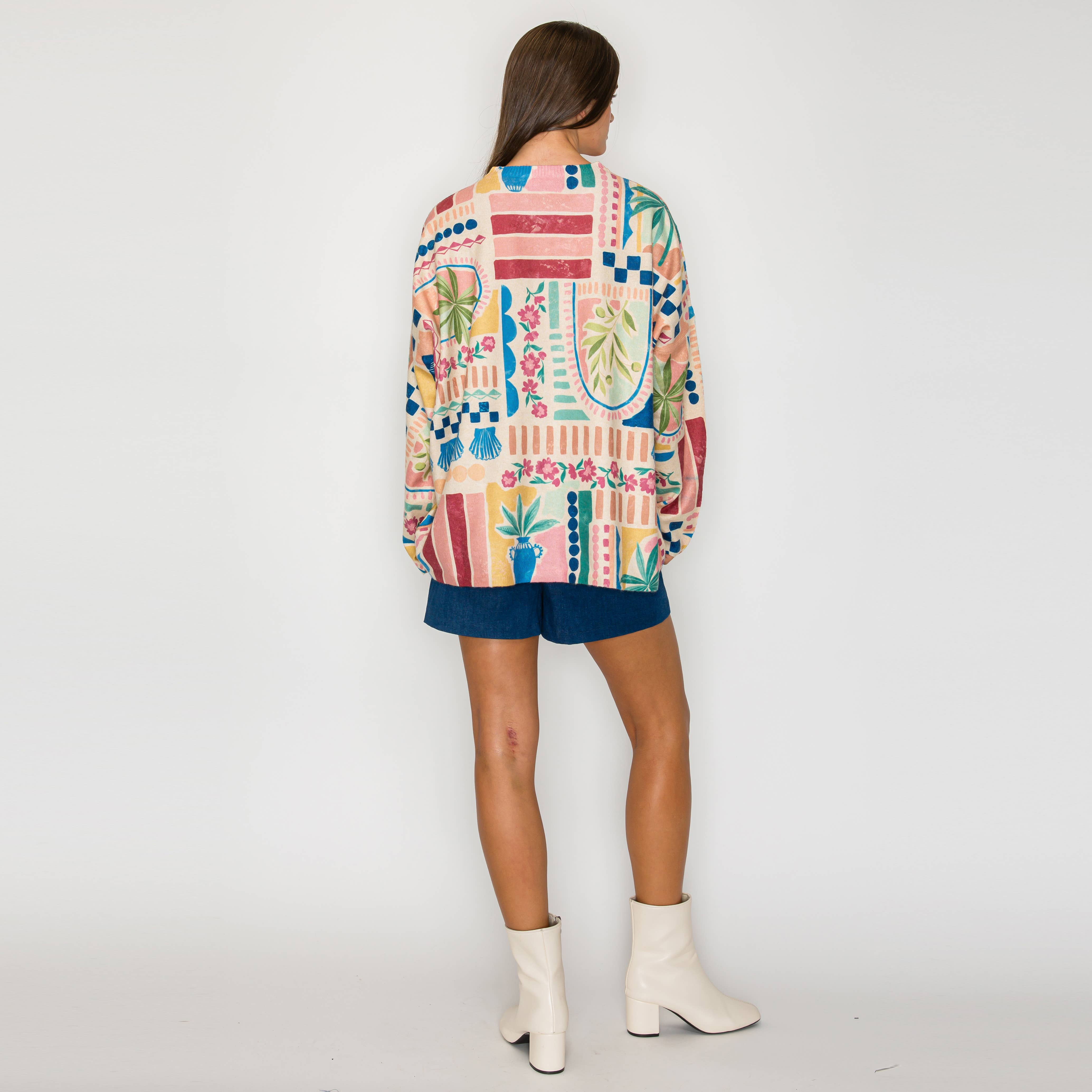 LoveWednesday – wholesale Pullovertröja - Dam – Amelie Love Tröja - LWSW12214