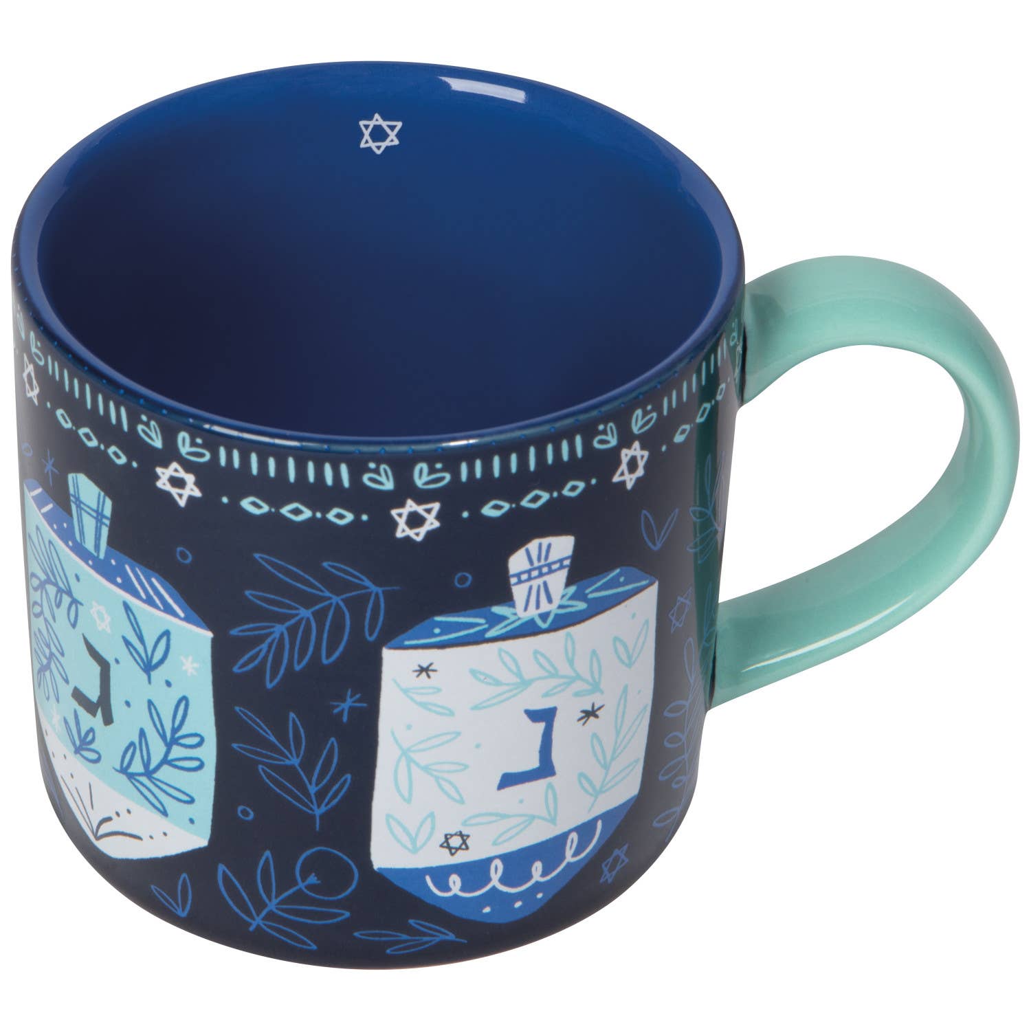 Danica Jubilee - Vente Tasse à café - Mug de Hanoucca avec Toupies dans une Boîte2