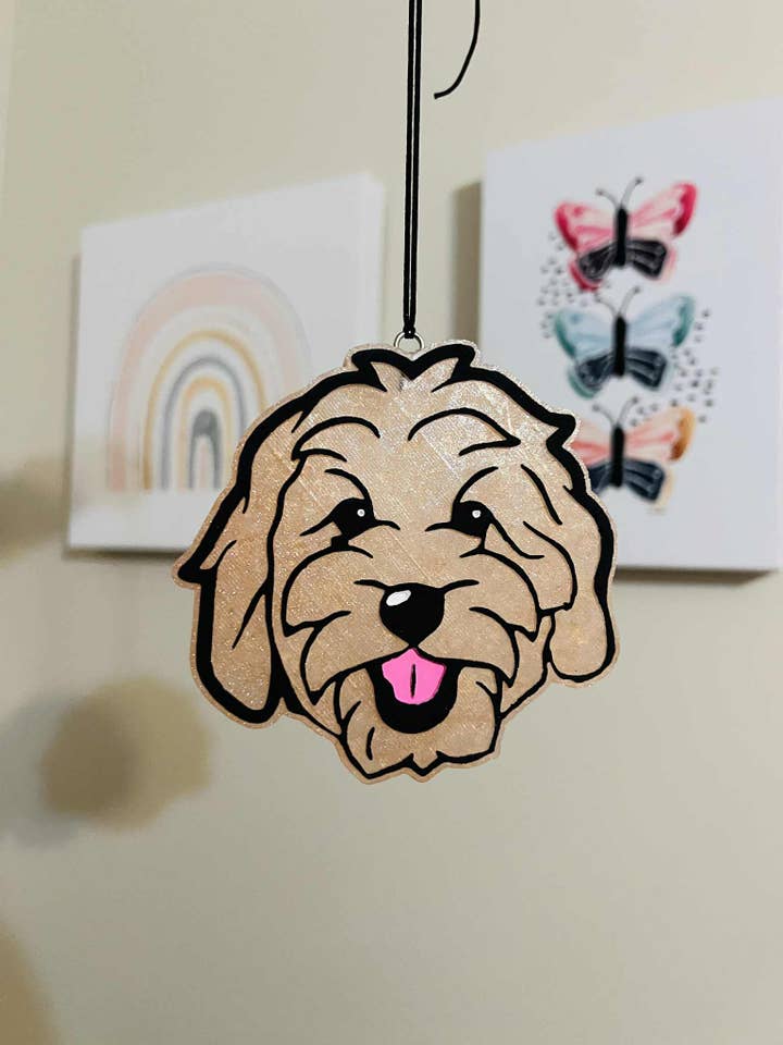 Goldendoodle freshie for wholesale by C&D Darling Design