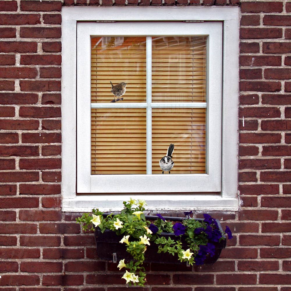 MYRTE - Wholesale Wall Decal/Stickers - Little Birds Mix Double-sided Window Sticker4