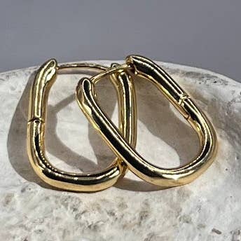 Vie Jewelry - Wholesale Hoop Earrings - Isla Earrings - 925 Silver Earrings - Gold/Silver0