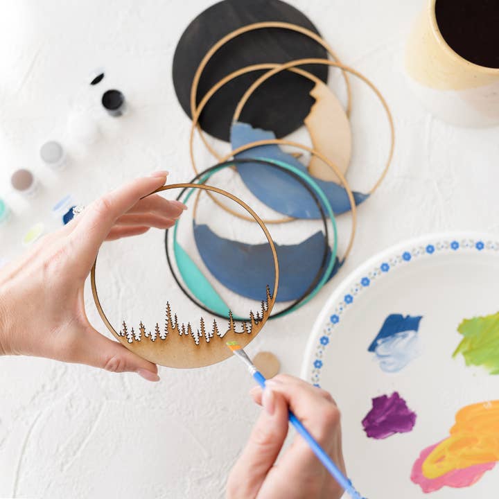 Our Little Makery - Wholesale DIY Craft Kit - Unicorn Shadow Box Kit