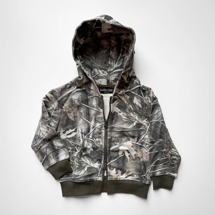 Lucky Link - Wholesale Hoodie - Kids - Toddler Camo Zip Up Hoodie