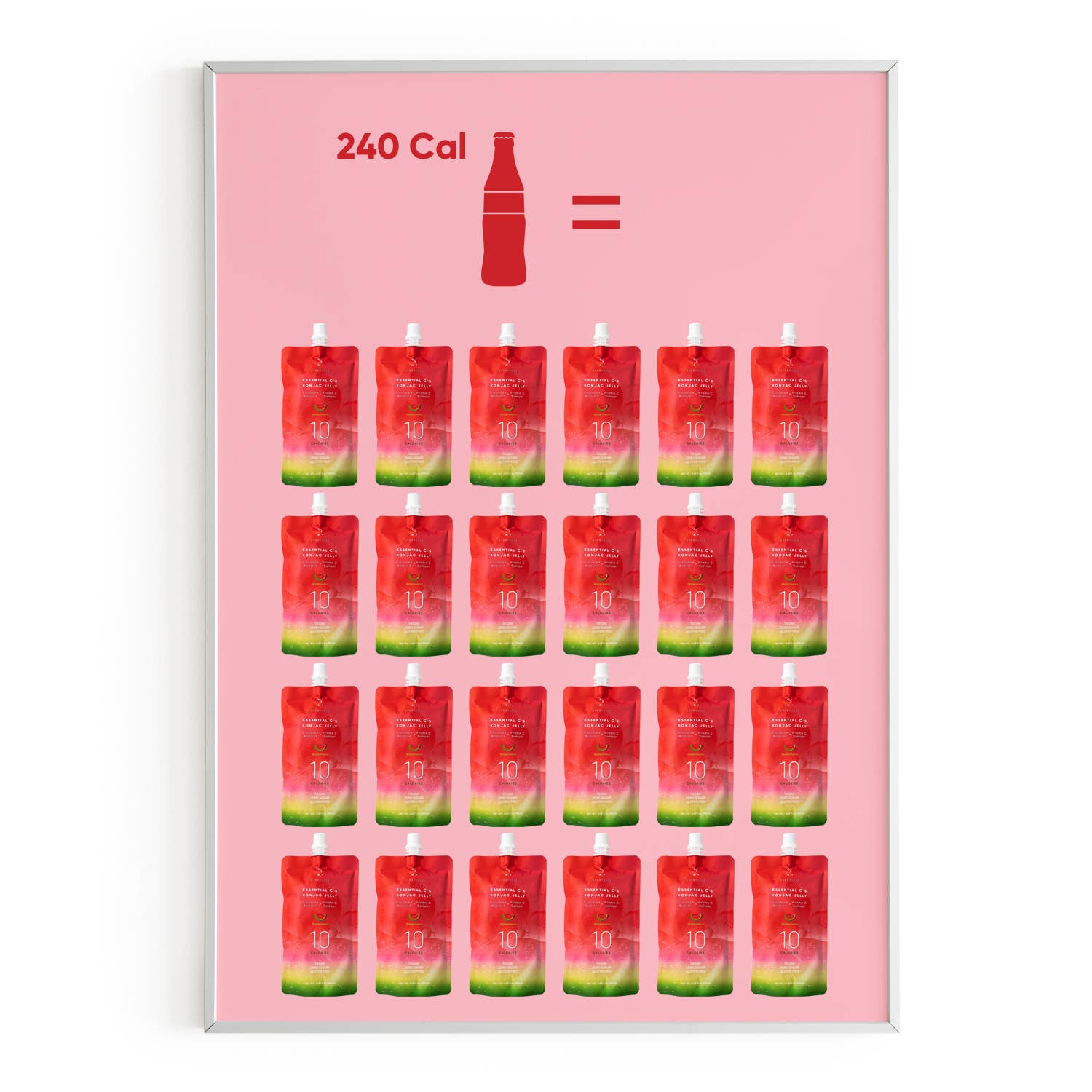 EVERYDAZE – wholesale Oral supplement/vitamin – Essential C's Konjac Jelly - Watermelon - Box of 10 Packs3