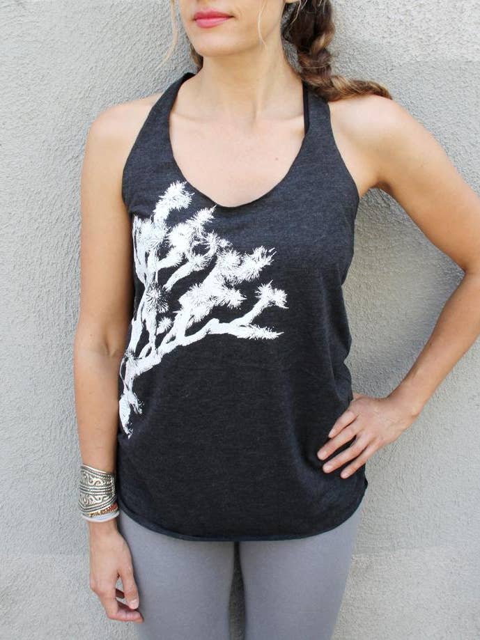 Joshua Tree Racerback Tank Top for wholesale by Blonde Peacock