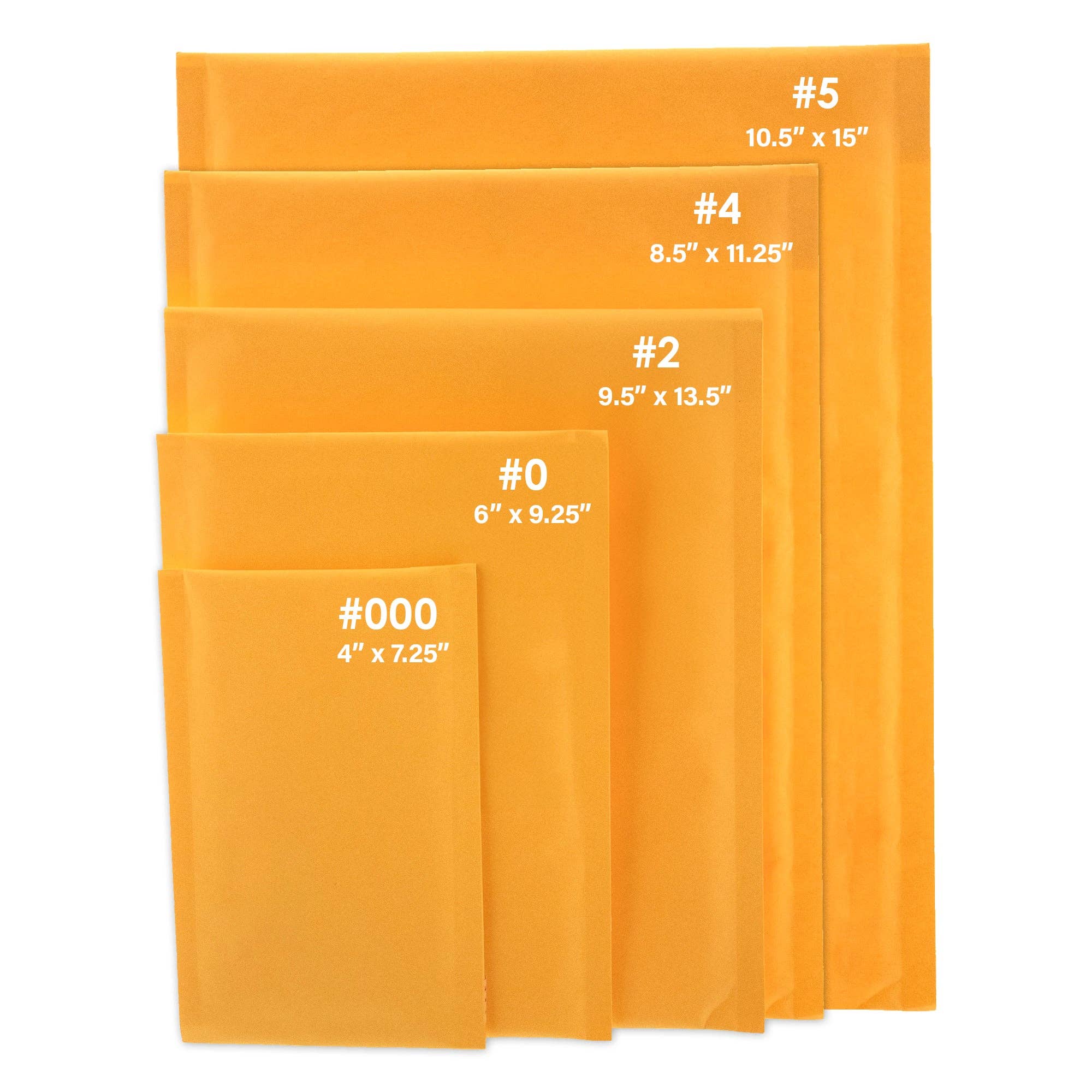 Luna Office Supply -  Everyday Essential - Vente Enveloppe - Enveloppes à bulles autoadhésives (#5) 10,5 x 15 pouces6