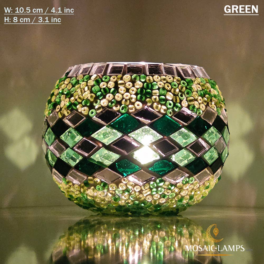 Mosaic Lamps - Wholesale Candle Holder - Turks Color, Turkish Mosaic Candle Holders, Votive Candle9