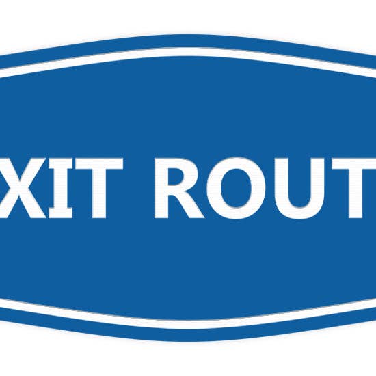 All Quality - Wholesale Sign - Signs ByLITA Fancy Exit Route Sign7
